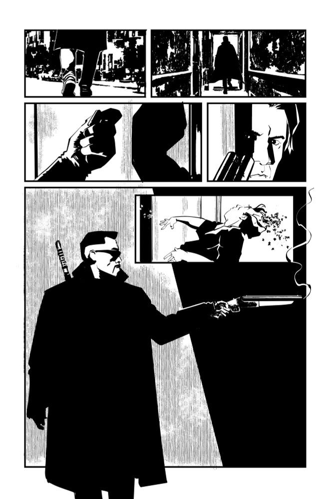 Blade knocking on door