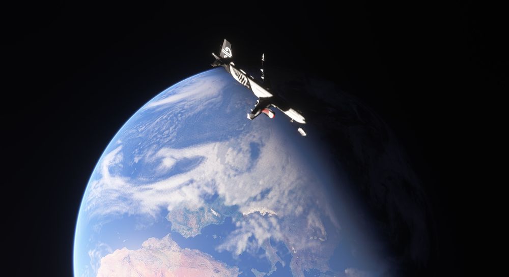 un A320 nello spazio