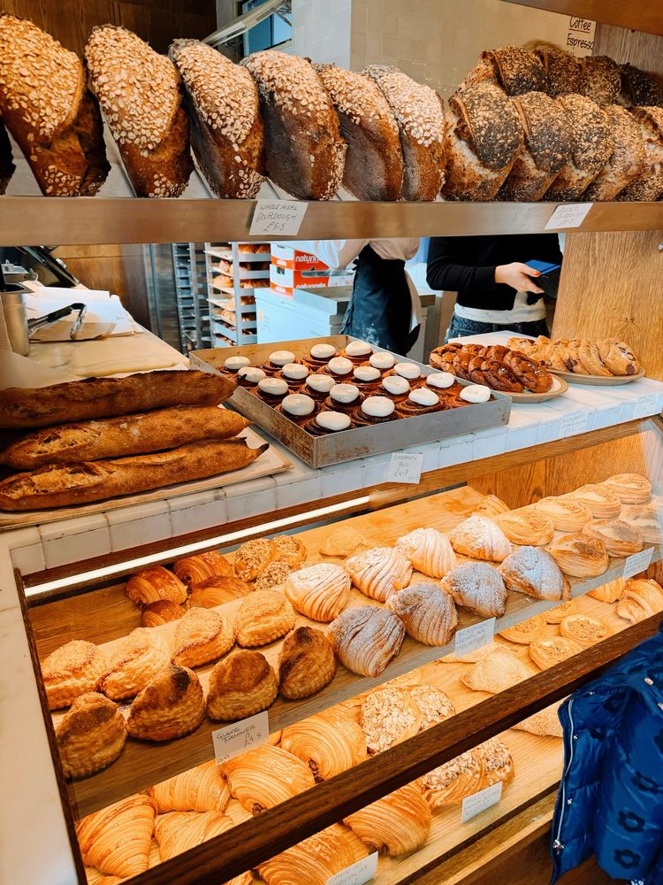 Selection on bakery and pastries 