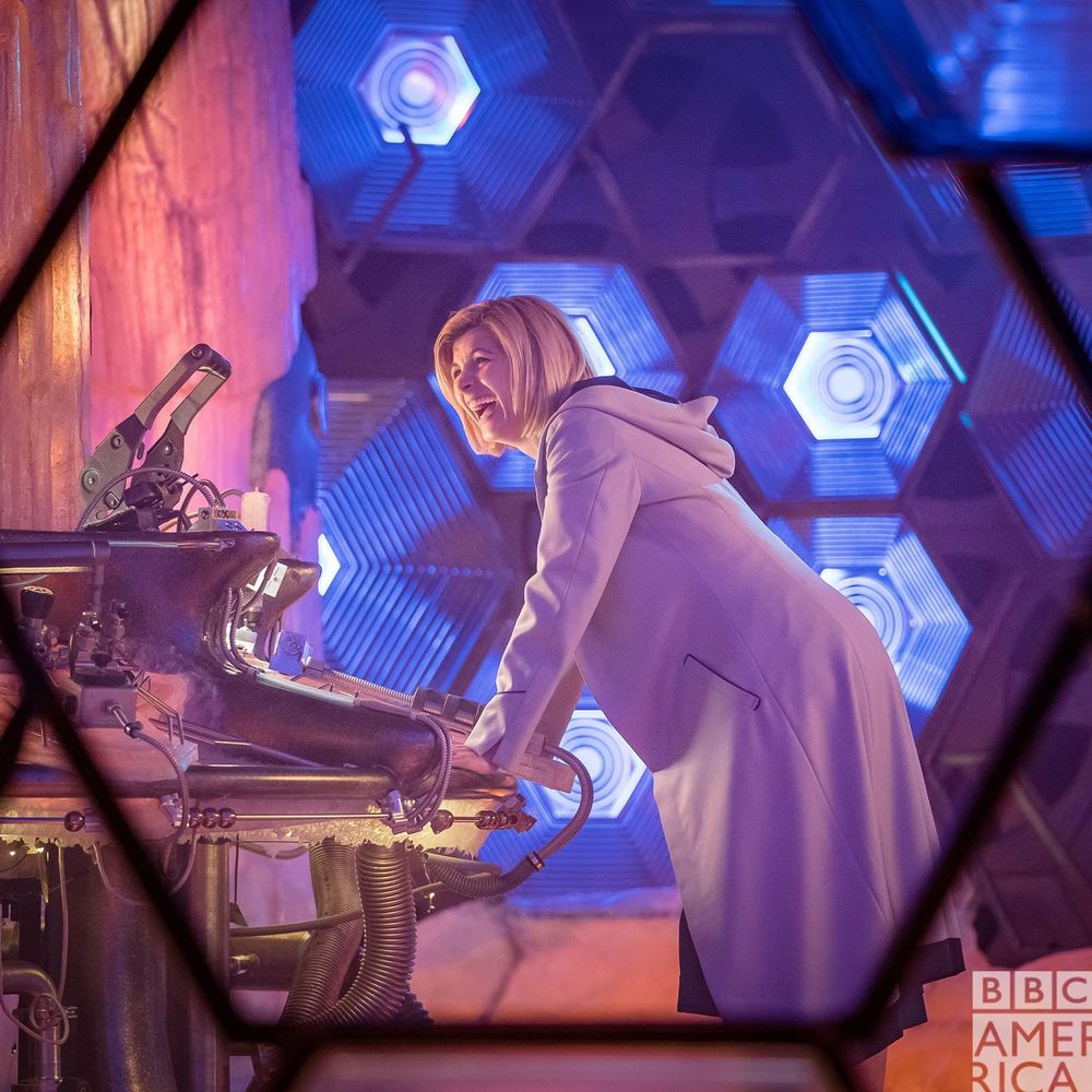 #13th Doctor #Jodie Whittaker BTS at the Console.Season 12.#DoctorWho