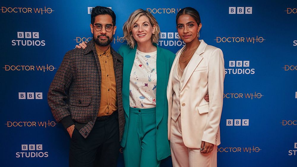 #Jodie Whittaker #Mandip Gill #Sacha Dhawan #Premiere of The Power of the Doctor