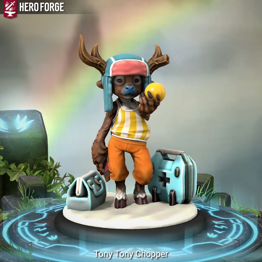 A more realistic Chopper made by me in Hero Forge (full body view)