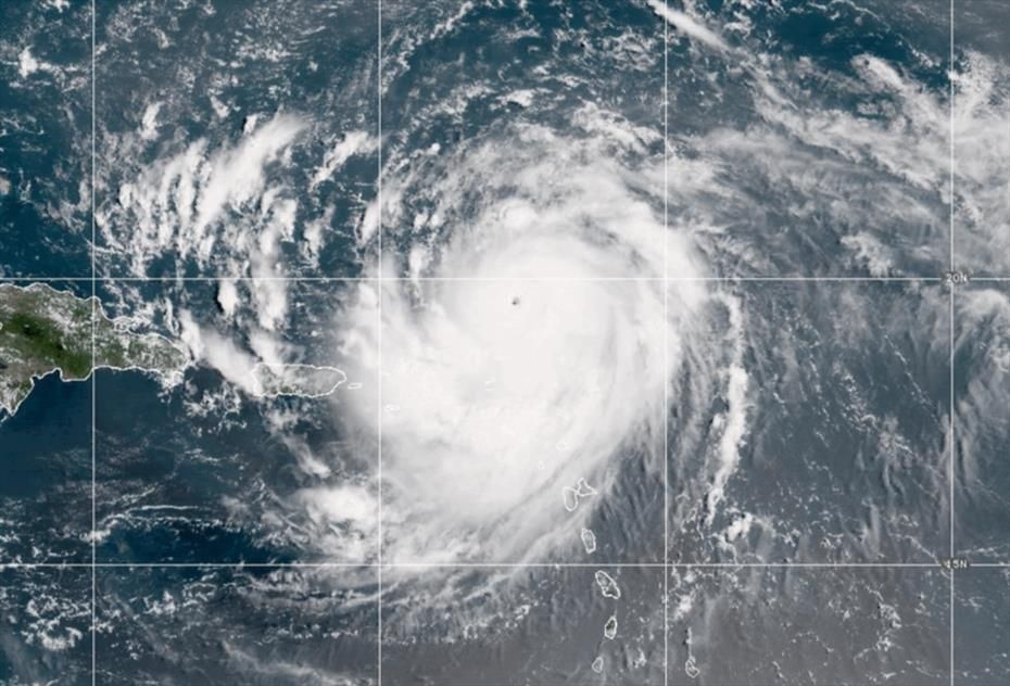 Hurricane Erin exploded in strength to a Category 5 storm in the Caribbean on Saturday, rapidly powering up from a tropical storm in a single day, the National Hurricane Center said.