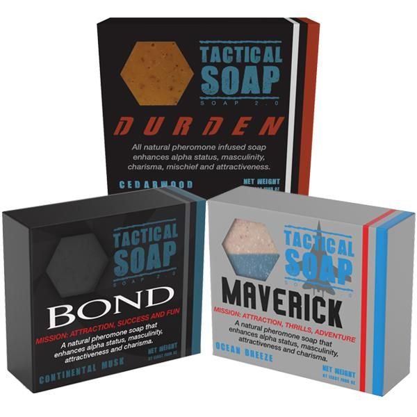 Literally just bars of soap with “tactical” on the packaging 