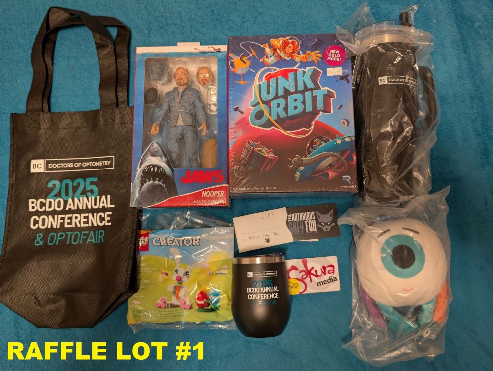 Image contains items listed in post