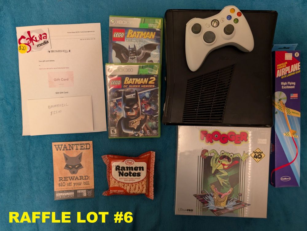 image contains items listed in post