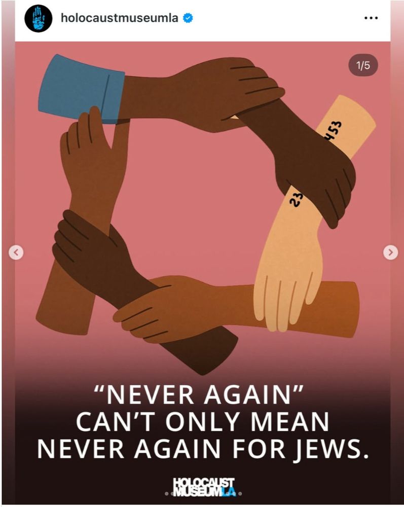 Never again can’t only mean never again for Jews