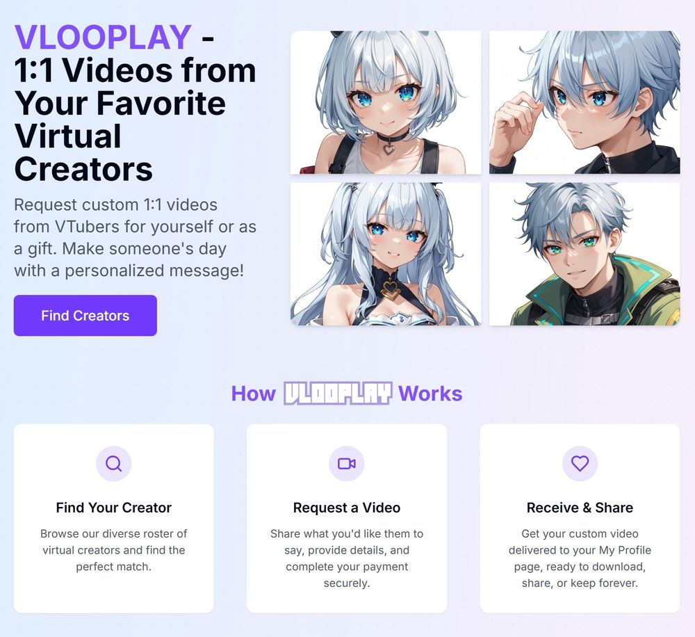 Screenshot from the Vlooplay website 