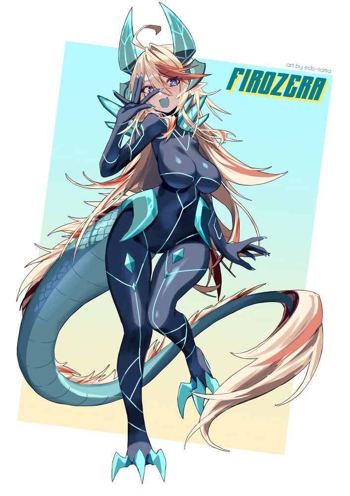 Firozera the Disastrous Kaiju, looking super cute and full of GAO energy