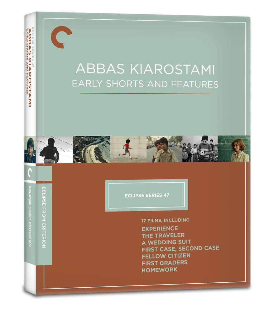 An image from The Criterion Collection featuring their upcoming release of Eclipse Series 47: Abbas Kiarostami: Early Shorts and Features. 