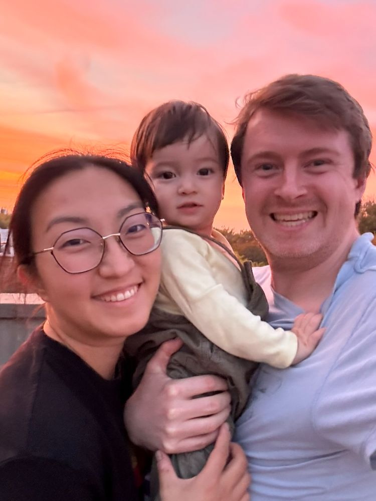 me and Sol and Jinjin enjoying a beautiful brooklyn sunset!