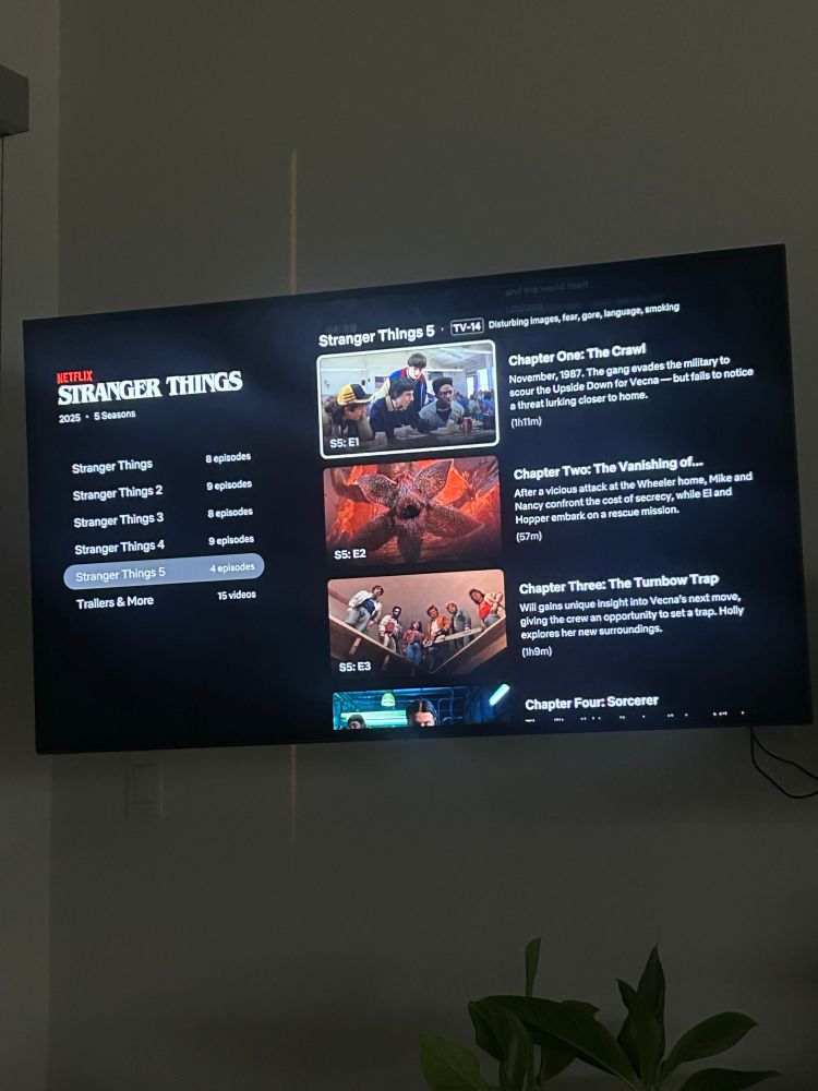 Season 5 of Stranger Things 