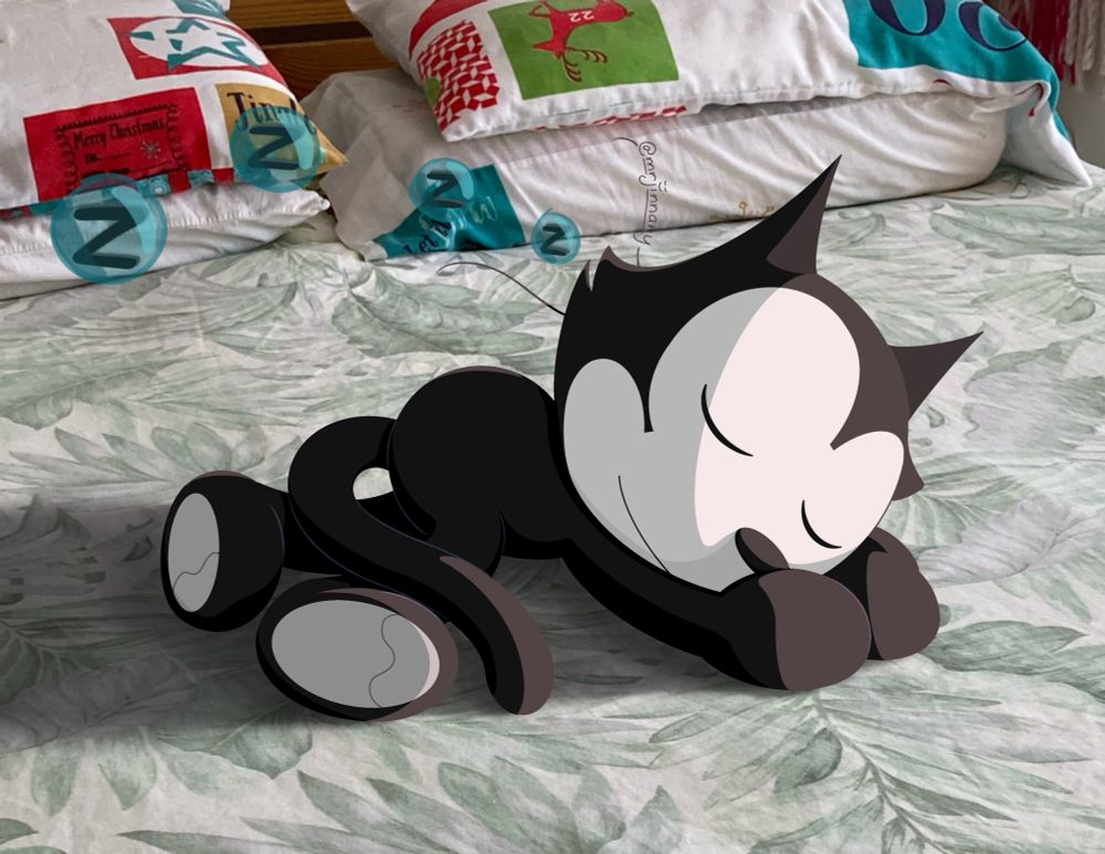 Sleepy, sleepy Felix.