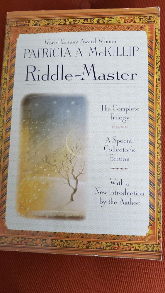 A book cover showing Patricia McKillip's The Riddle-Master trilogy. 