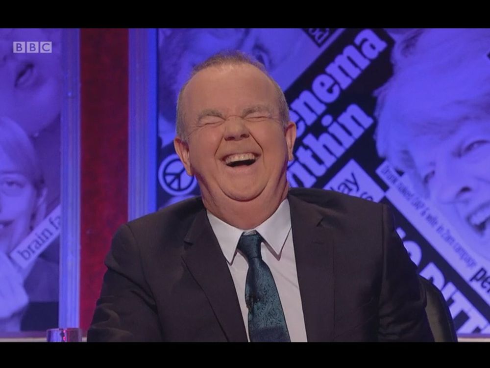 Ian Hislop laughing