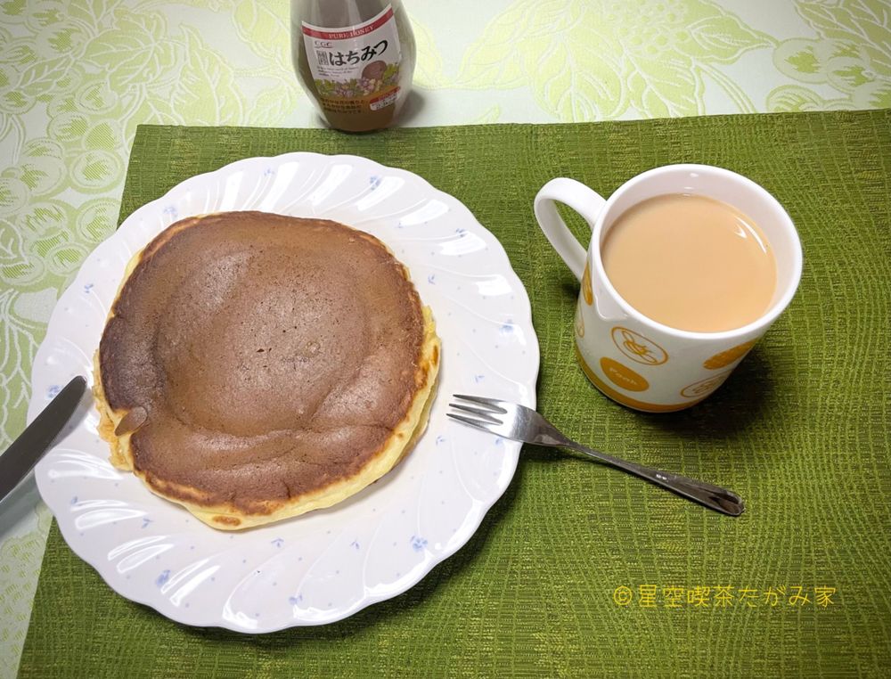 焦げたホットケーキ