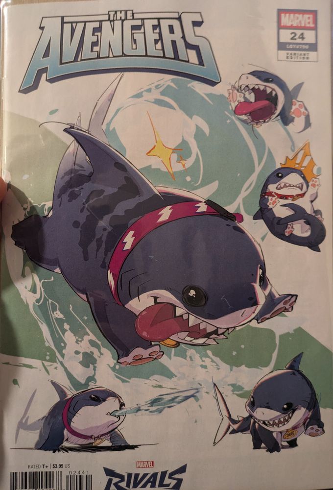 It's Jeff! On the cover of Avengers 24.