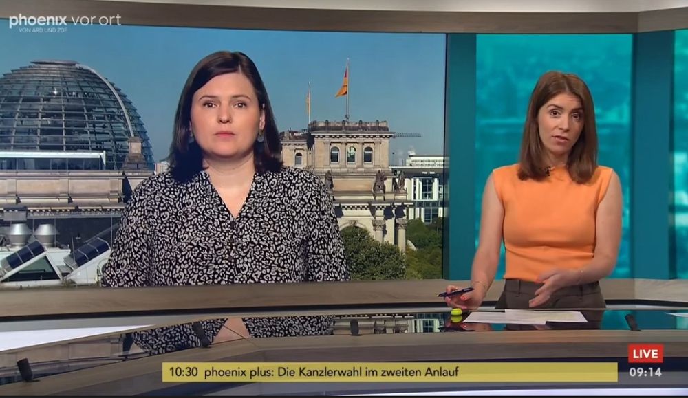 Sara Nanni im Interview mit Lena Mosel auf Phoenix