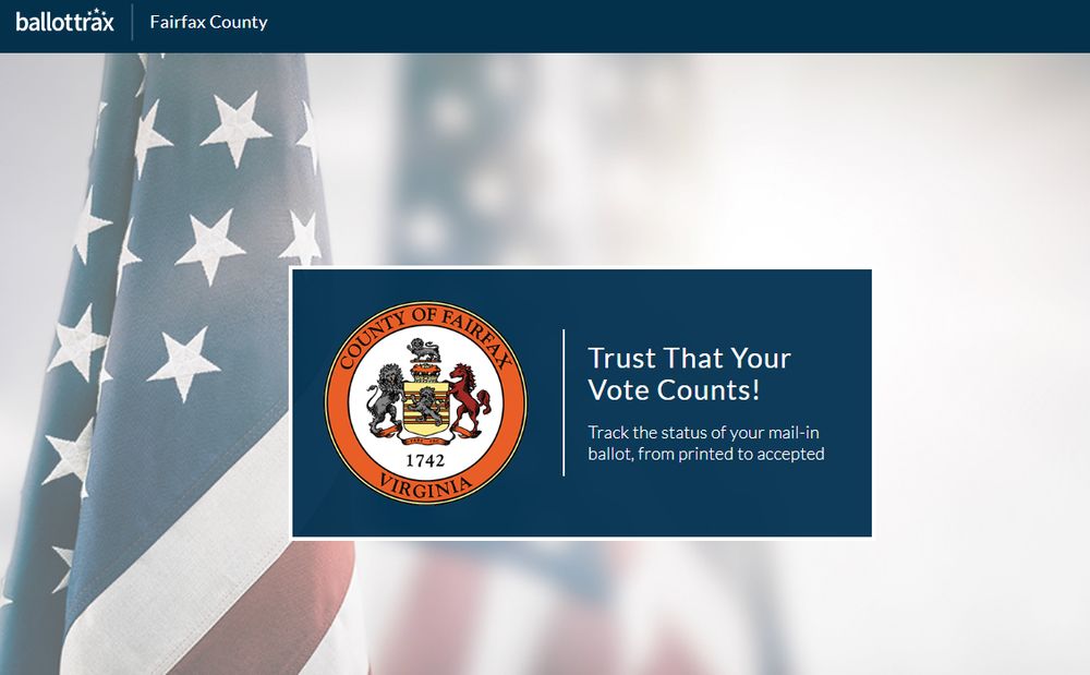 Screenshot of Ballottrax website