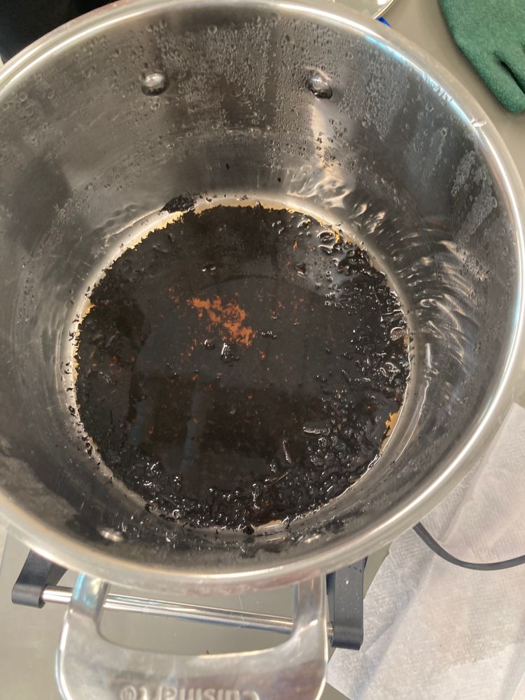 alkanet root cooking on high.