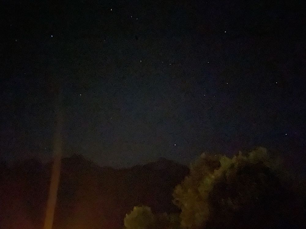 And another beautiful sky in Champéry with stars