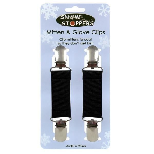 A picture of black mitten clips