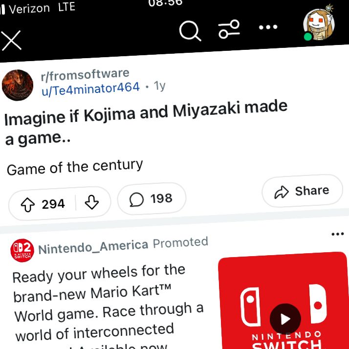 Reddit post: imagine if Kojima and Miyazaki made a game 