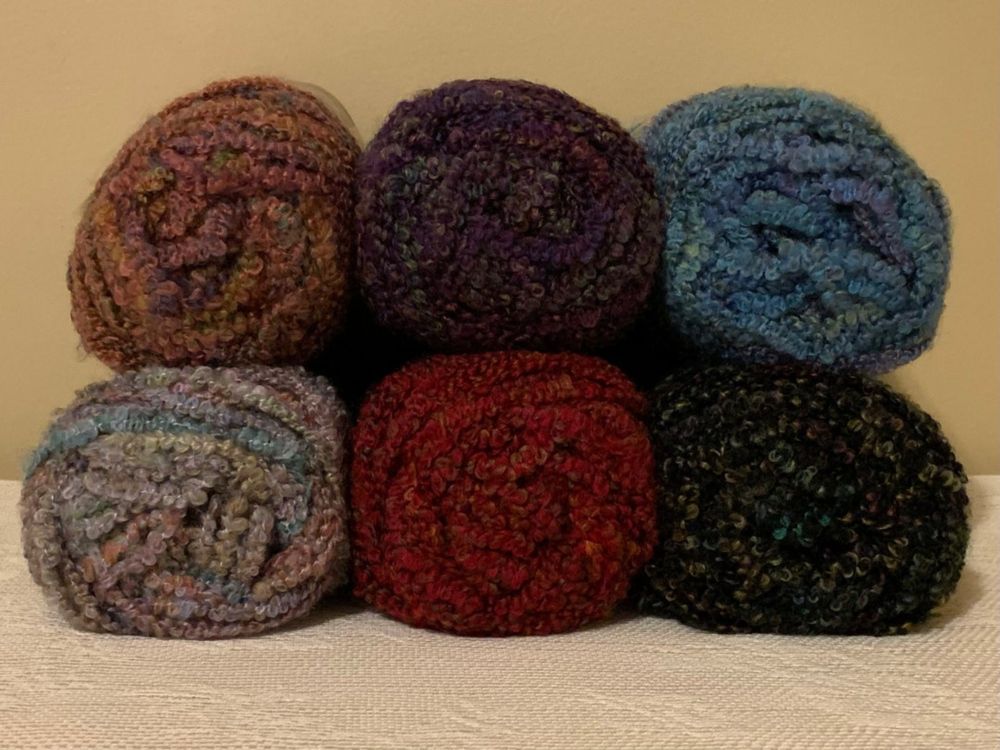 RARE Lion Brand Color Waves Yarn, 6 Colors Available - Etsy