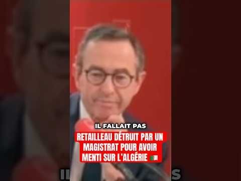Retailleau détruit par un magistrat pour avoir menti sur l’Algérie. #algerie #france #menteur