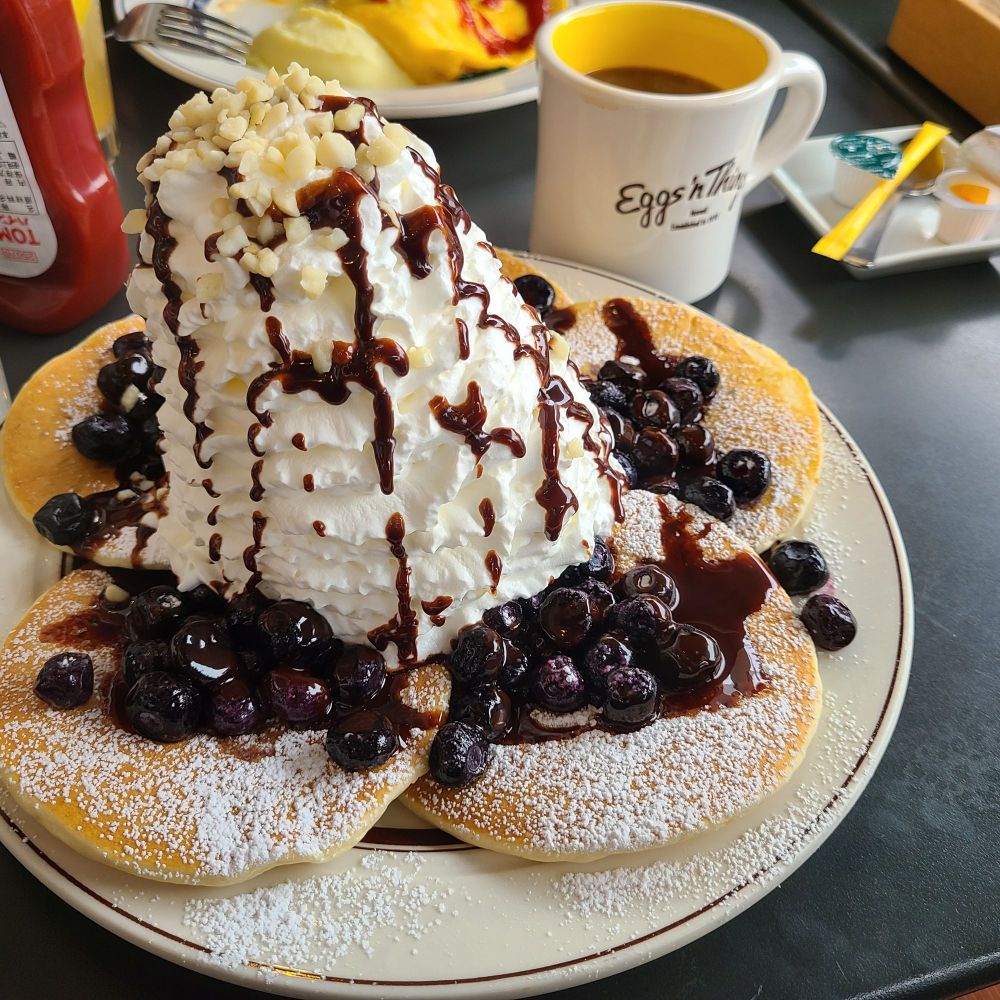 ブルーベリーパンケーキ