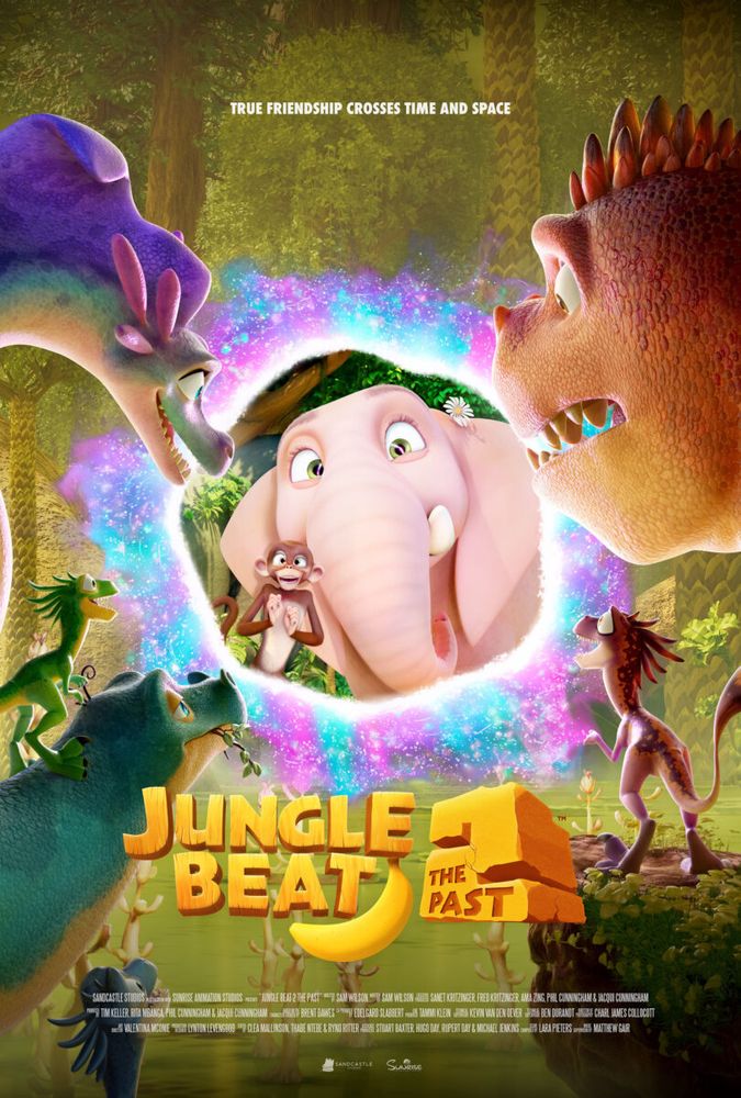 Poster for the animated movie “Jungle Beat 2 The Past”