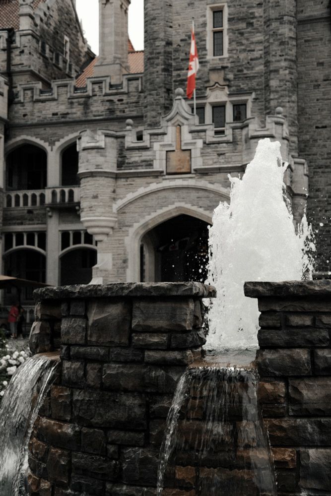 Fountain in front of Casa Loma
