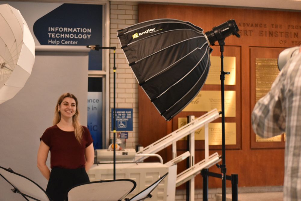 New Medical Scientist Training Program students poses for her headshot  at the Forchheimer Medical Science Building. 