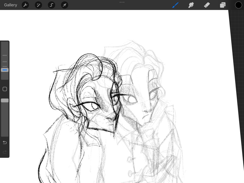 trying to sketch lore now