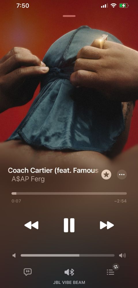 Pic of song from A$AP Ferg: Coach Cartier ft Famous Dex. 