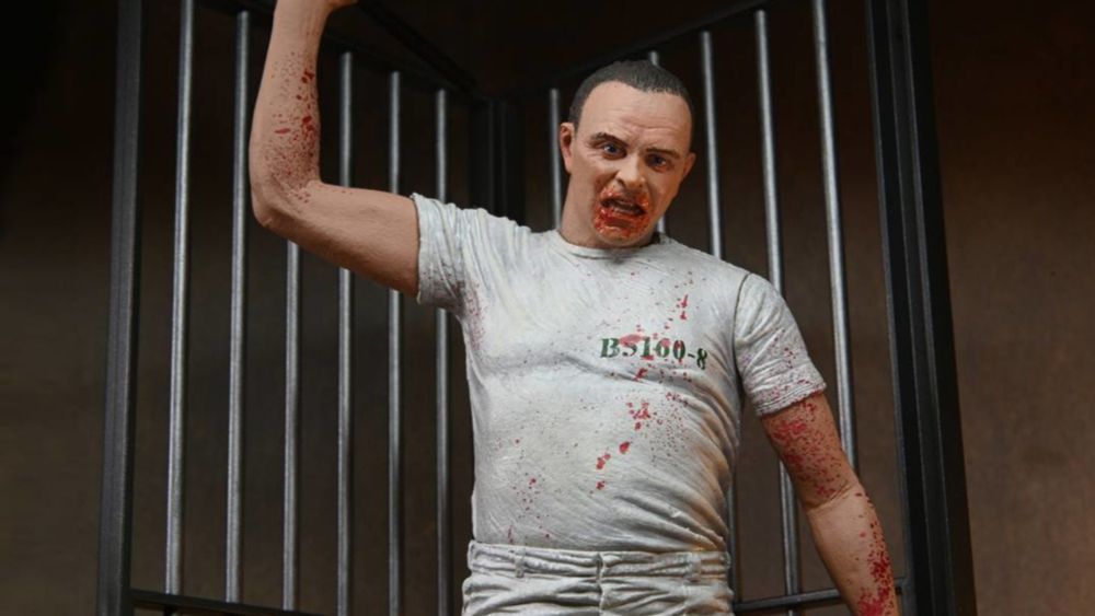 #NECA is returning to 2006 as they bring back their bloody prison escape #TheSilenceoftheLambs figure 