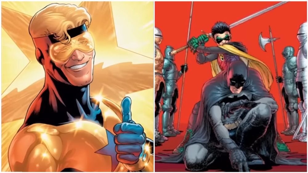 Along with confirming some big Lanterns casting news this week, DC Studios' James Gunn also clarified some Booster Gold confusion and shut down hard a rumor about Batman's age. / #BoosterGold #Batman