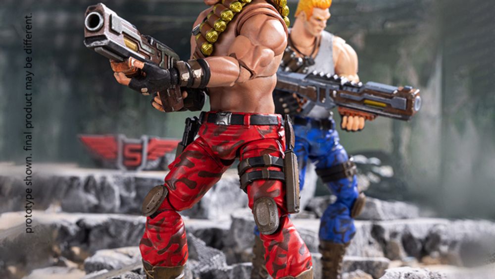 Lance Bean and Bill Rizer arrive from #HiyaToys with new 1/12 scale figures from #Contra Operation Galuga