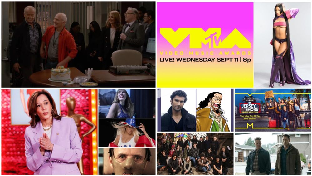 In today's BCTV Daily Dispatch: DNC: #Beyoncé/#TaylorSwift, Rick and Morty: The Anime, #Wednesday, #Peacemaker, Evil, Long Story Short, White Collar/Matt Bomer, That '90s Show, Terminator Zero,…