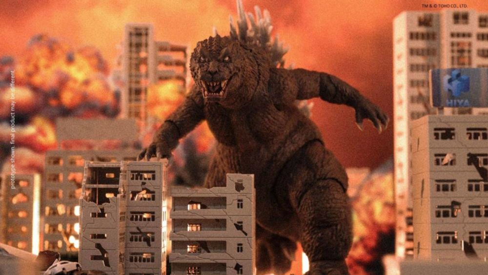 #Godzilla is back and out for full blown destruction with #HiyaToys newest figure from All-Out Attack 