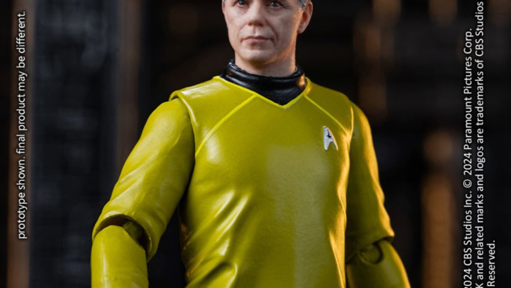 Build up your #StarTrek collection with #HiyaToys as they unveiled their latest 1/18 figure with Captain Pike 