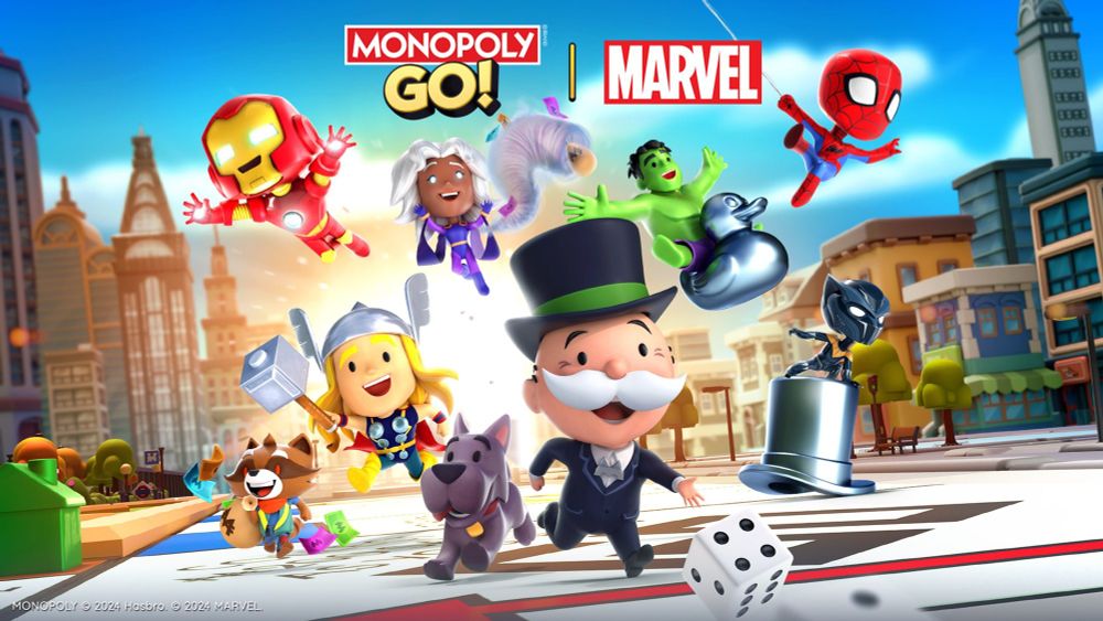 Several characters from the #Marvel universe have made their way into #MonopolyGO for a special collaboration event happening now.