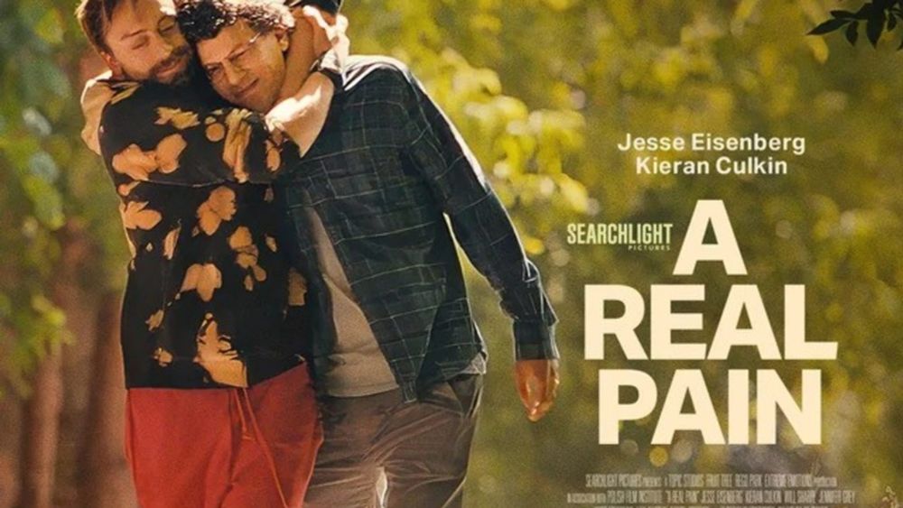 Searchlight Pictures has released the trailer and offcial poster for Jesse Eisenberg's new film A Real Pain. It plays in theaters this fall. #ARealPain #SearchlightPictures