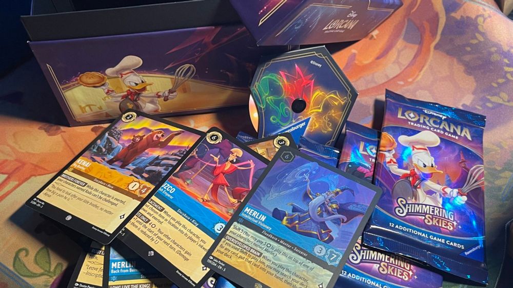 From new Lore Books, Sleeves, and the mysteries of #DisneyLorcana Simmering Skies, we box it all from #Ravensburger 