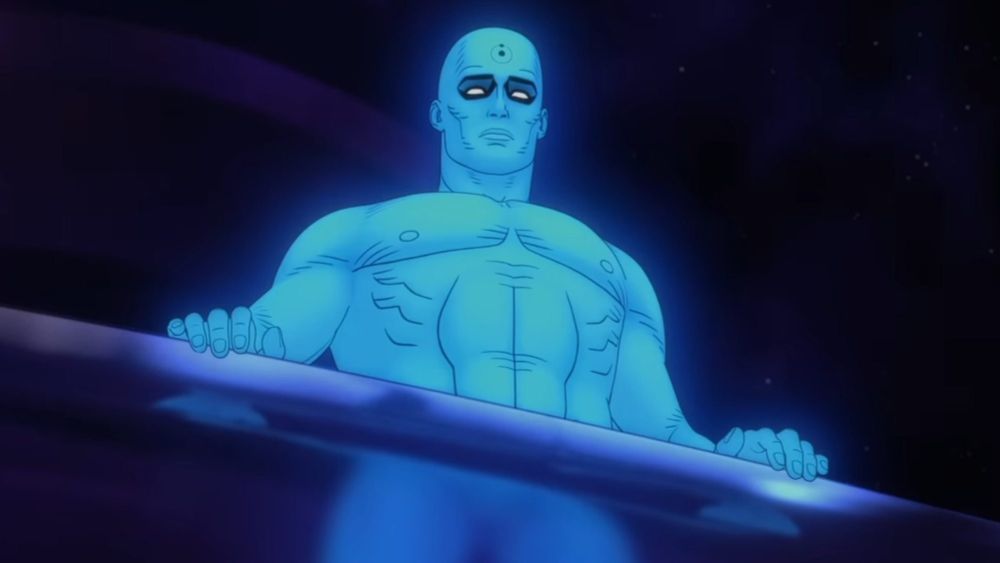 Watchmen director Brandon Vietti on J. Michael Straczynski helping make the animated adaptation come to life and how they approached Dr. Manhattan's self-imposed exile on Mars. / #Watchmen #JMS…