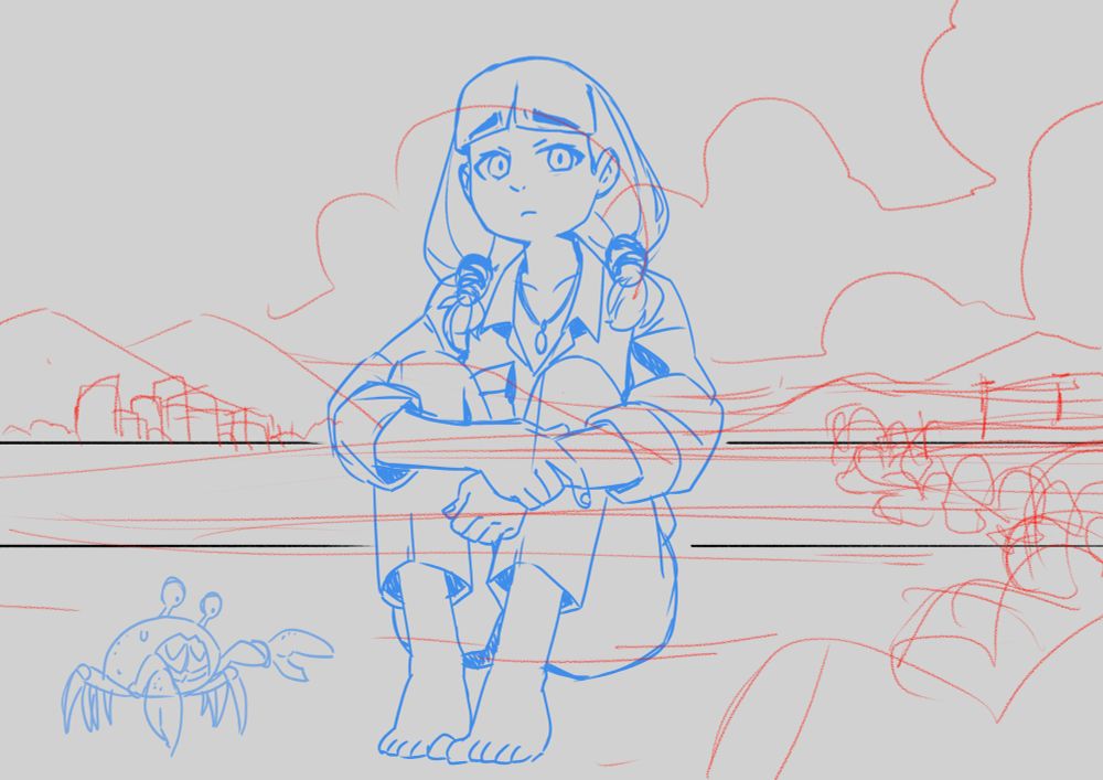 same drawing as the previous two, but this is the sketch