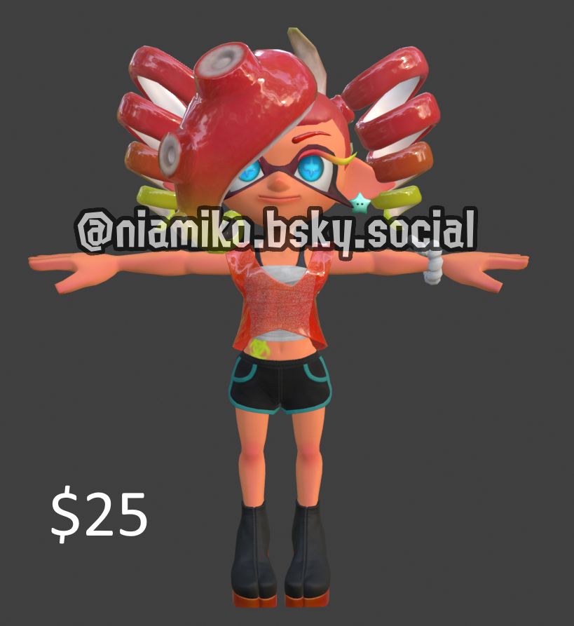 Friver's model. She is $25 by herself.