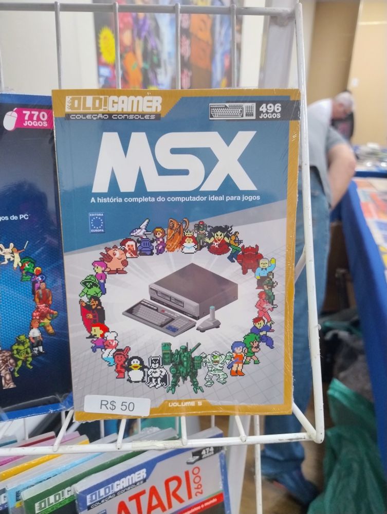 Oldgamer coleção consoles vol. 5 - edição MSX - autor Rafael Rigues - editora Europa 