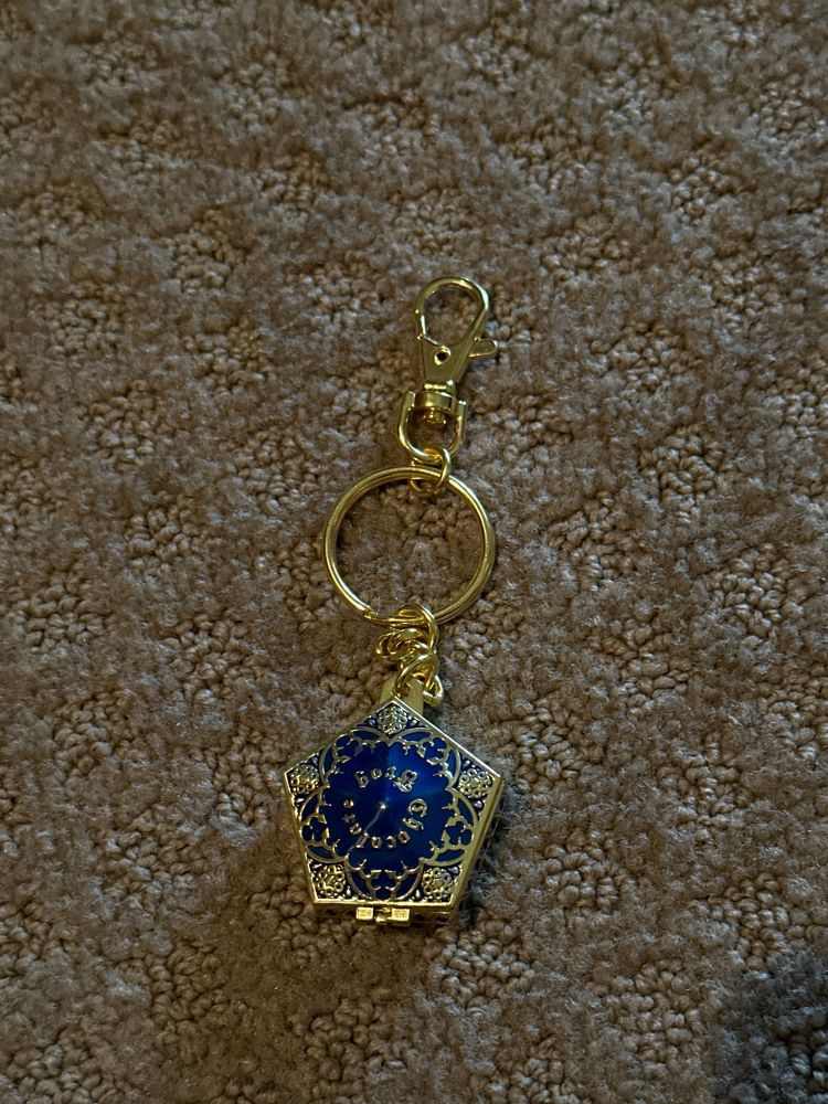 metal chocolate frog key chain