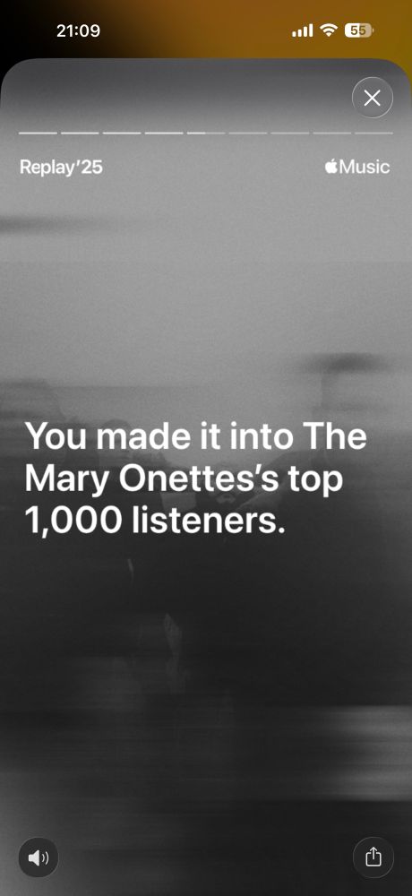 You made it into The Mary Onettes's top 1,000 listeners.